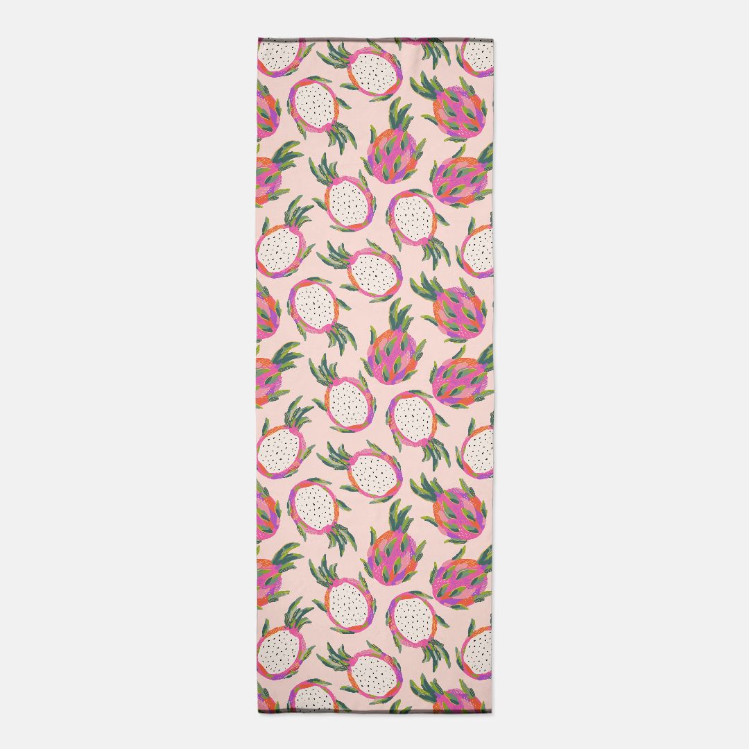 Yoga Mat Towel - Dragon Fruit Bliss