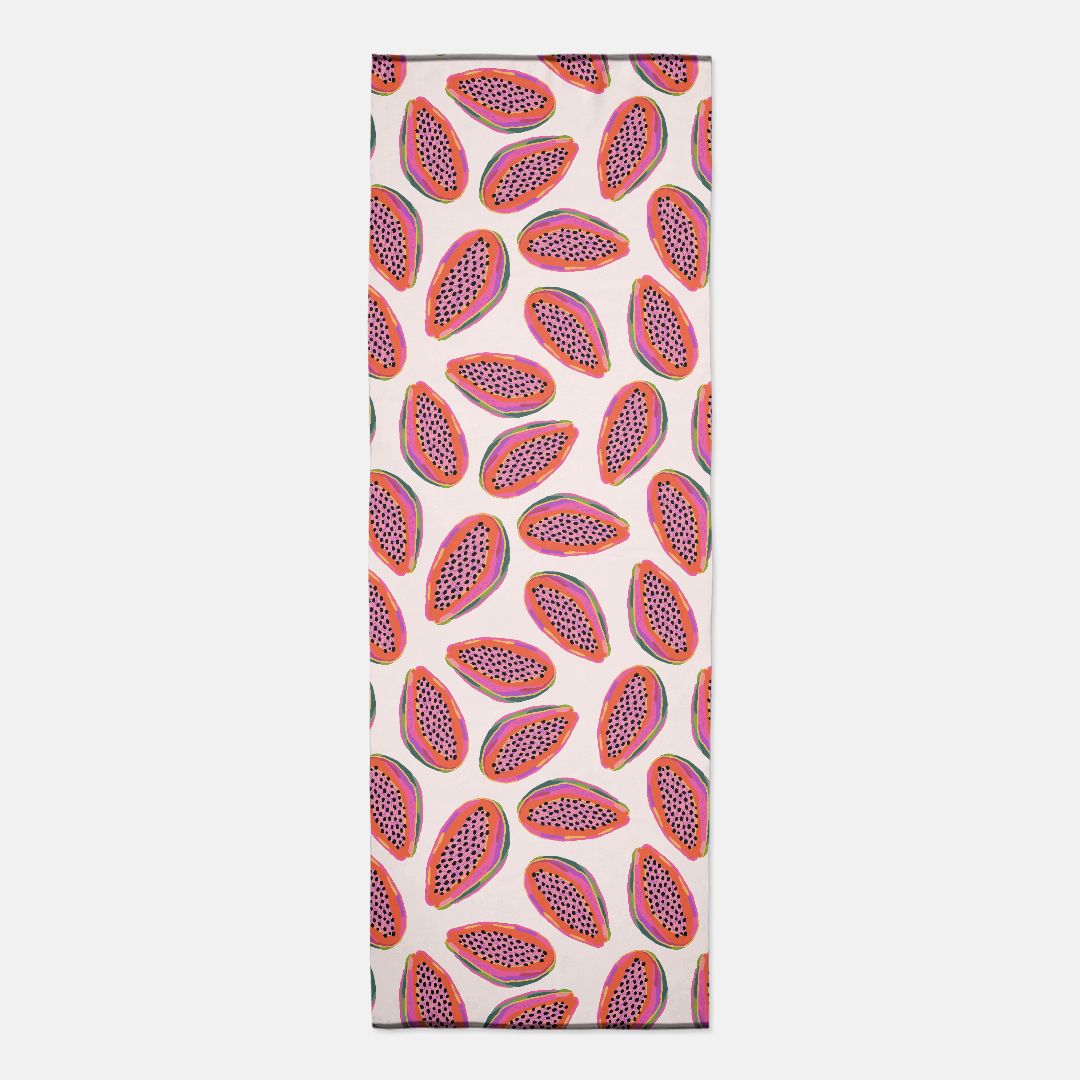 Yoga Mat Towel - Papaya Sunrise